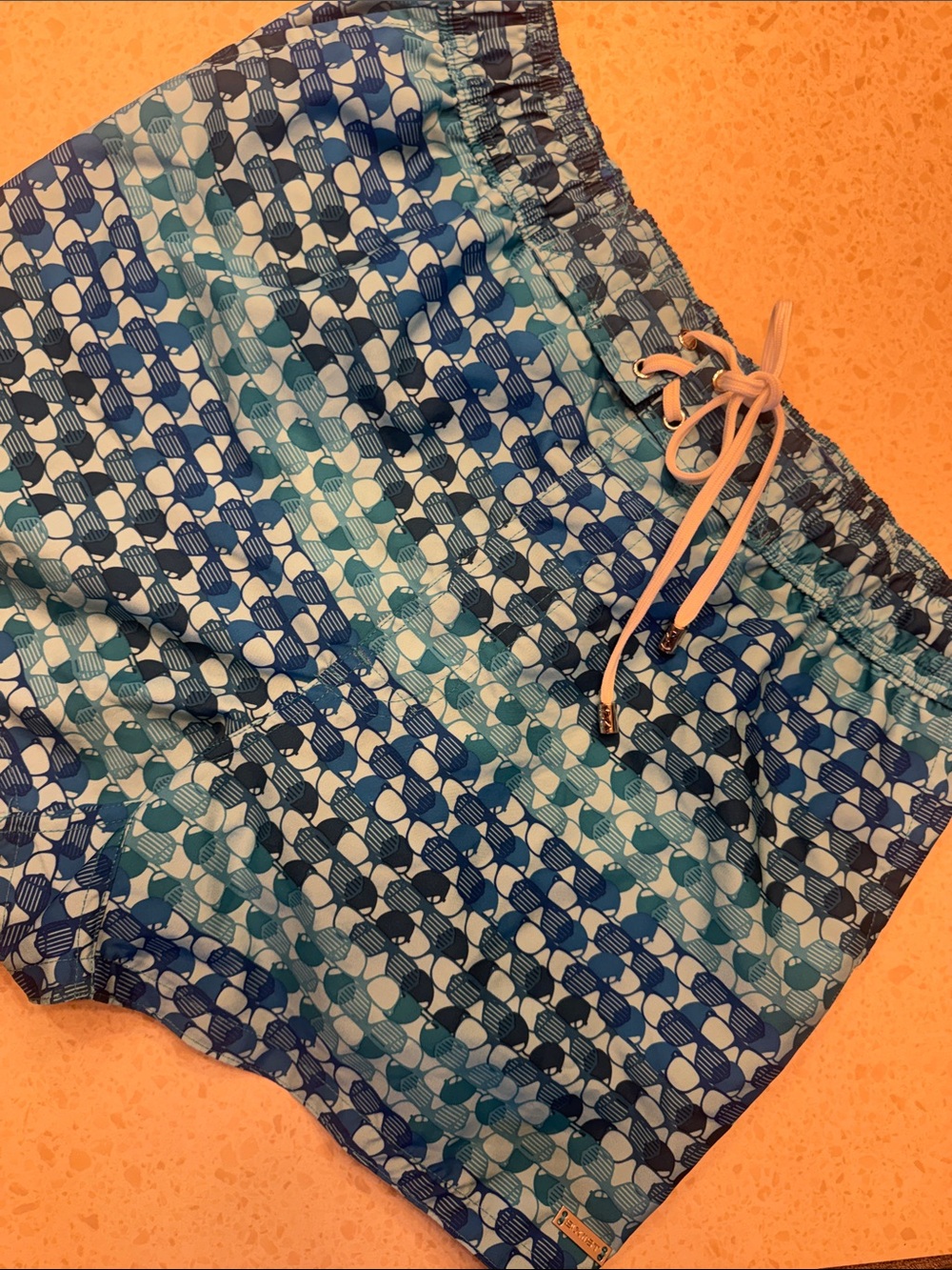 2(X)IST Ibiza Swim Shorts - Blue Sunglasses Print - Large